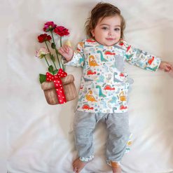 بلوز شلوار پسرانه نوزاد تا کودک تیرکس