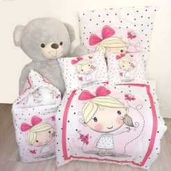 سرویس خواب 5 تکه نوزاد طرح آنا کد 176