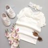 تیشرت نوزادی دخترانه یقه ب ب