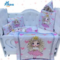 سرویس خواب 5 تکه نوزاد طرح کوئین