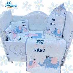 سرویس خواب 5 تکه نوزاد طرح فیل مهربون