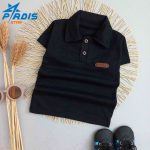تیشرت نوزادی تا کودک بچگانه پسرانه مشکی کد 282