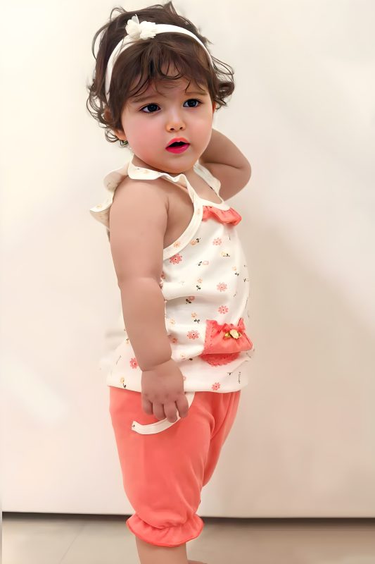 تاپ شلوارک باله دار لی لی