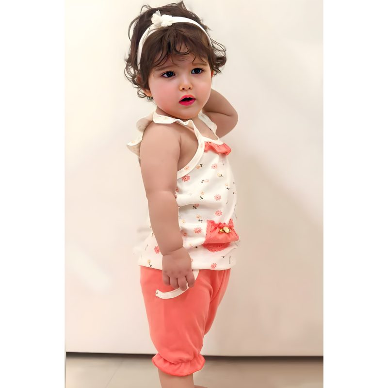 تاپ شلوارک باله دار لی لی