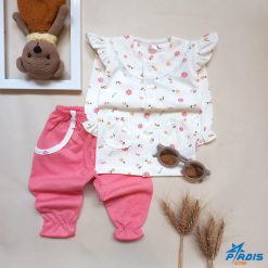 مانتو و شلوار دخترانه نباتی کد 898