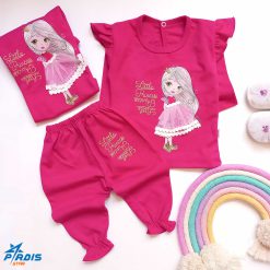 بلوز و شلواز نوزادی دخترانه مدل بارلی کد 646