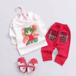 بلوز شلوار نوزاد تا کودک دخترانه Happy Night کد 695