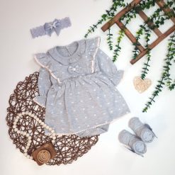 بادی نوزادی دامن دار مدل آنجل کد 524