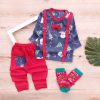 بلوز و شلوار پسرانه بابا نوئل کد 849