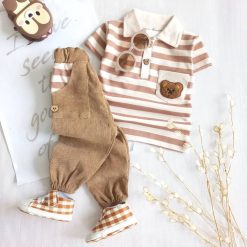 تیشرت شلوار نوزاد تا کودک پسرانه مدل بورنو کد 689