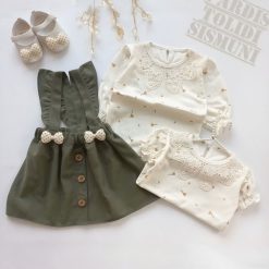 ست دو تکه سارافون و بلوز مدل ملینا کد 912