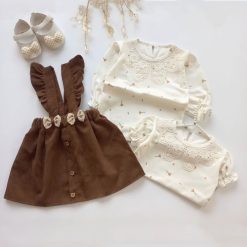 ست دو تکه سارافون و بلوز مدل ملیسا کد 913