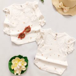 بلوز نوزاد تا کودک دخترانه مدل ملینا کد 764