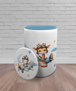سبدبازی دردار طلقی ست اتاق خواب نوزاد، کودک تا نوجوان طرح خلبان کد SH7123