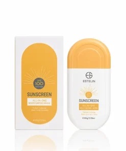 ضد آفتاب استیلن رنگی و بی رنگ SPF 100 مدل All In One حجم 100 میل | Estelin Sunscreen