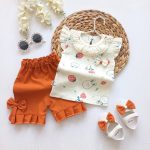 تیشرت شلوارک(شورت)نوزادی تا کودک بچگانه دخترانه مدل توت فرنگی کد 2056 - Image 2