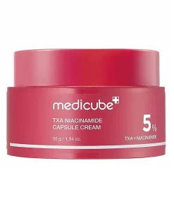 کرم کپسولی ضد لک و روشن‌کننده نیاسینامید مدی‌کیوب | Medicube Txa Niacinamide Capsule Cream (55g)