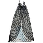 لباس خواب بلند جلو باز Louis Vuitton مشکی ویولت کد 2077 - Image 3