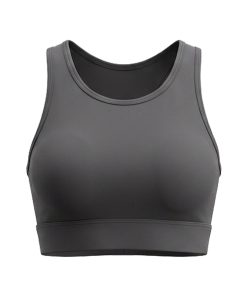 نیم تنه ورزشی زنانه بدون فنر طوسی تیره کد 6614