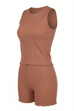 تاپ شلوارک ورزشی کبریتی درجه یک ویولت کد 388 - Image 2