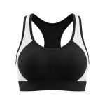 نیم تنه ورزشی زنانه مشکی مدل Racerback کد 6612