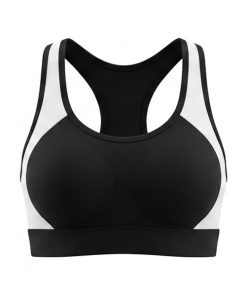 نیم تنه ورزشی زنانه مشکی مدل Racerback کد 6612