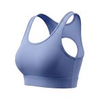 نیم تنه ورزشی زنانه بدون فنر آبی آسمانی کد 6614 - Image 3