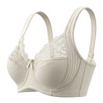 سوتین زنانه نخی فنردار سفید ویولت کد 919 - Image 2
