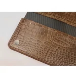کیف پول مدل چمن طرح کروکودیل ریز چرم طبیعی کد CH8025 - Image 2