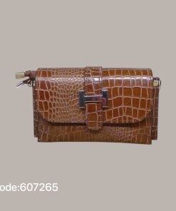 کیف زنانه چرم طبیعی مجلسی مدل ABD.Laleh کد 607265