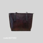 کیف زنانه مجلسی چرم طبیعی مدل SQ.Goldani کد 607292
