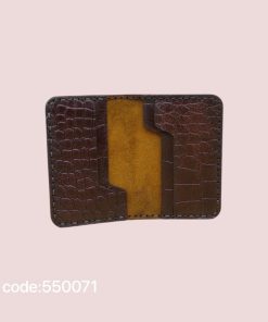 جاکارتی ساده چرم طبیعی مدل صدف کد 550071