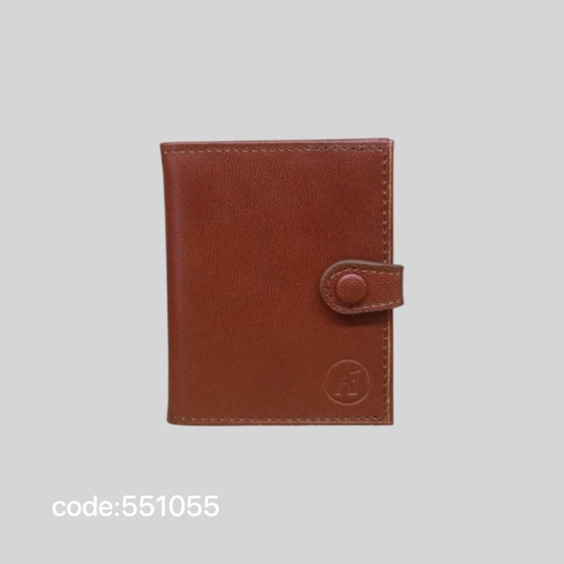 جاکارتی دکمهای چرم طبیعی مدل G102 کد 551055