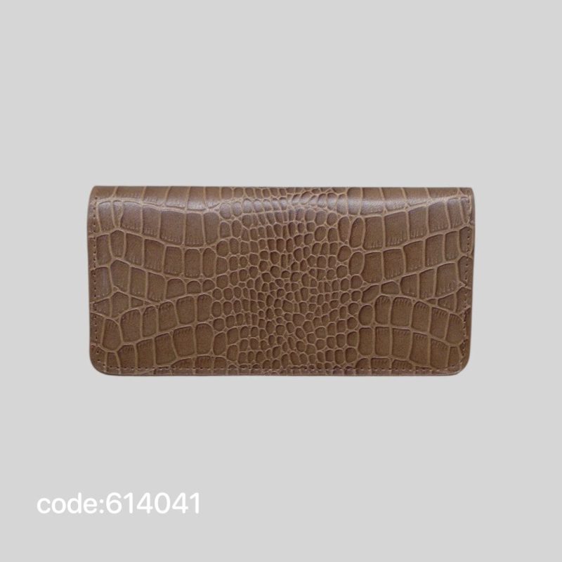 کیف پول موبایل چرم طبیعی مدل Q.Chaman کد 614041