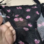 شورت زنانه توری گره‌ای طرح مشکی گلدار ویولت کد ۱۰۰۲ - تصویر 4