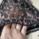 شورت زنانه توری گره‌ای طرح پلنگی ویولت کد ۱۰۰۲ - تصویر 3