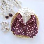 سویشرت شلوار نوزادی تا کودک بچگانه دخترانه مدل داتی کد 2156 - تصویر 5