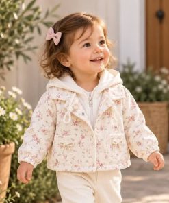 سویشرت تک نوزادی تا کودک بچگانه دخترانه مدل رزالین کد 2162