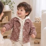 سویشرت تک نوزادی تا کودک بچگانه اسپرت مدل موکا کد 2163